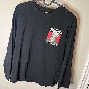 Zara notorious B.I.G biggie  Long Sleeve Tee